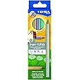 LYRA Super Ferby Giant Triangular Colored Pencil, Lacquered, 6.25mm Lead Core, Set of 6 Pencils, Assorted Colors (3721160)