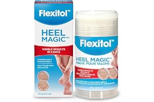 Flexitol Heel Magic For Dry Skin or Rough Heels with Shea Butter & Vitamin E, 2.5 Ounce