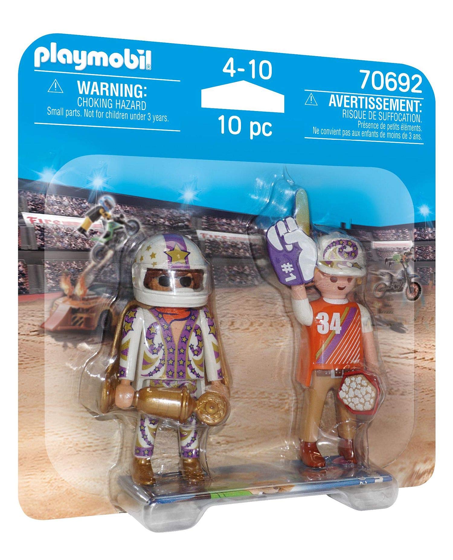 PLAYMOBIL Stuntshow 70692 DuoPack Stuntshow Team, 4 Years and Above