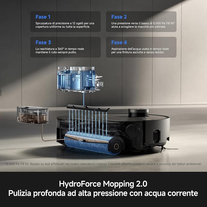 Z70 Ultra Roller Complete Robot aspirapolvere, Nero