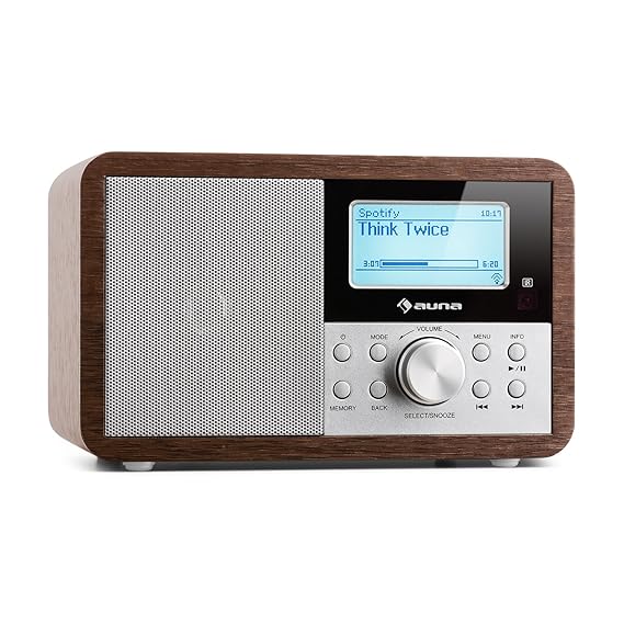 auna Worldwide • Internetradio • Digitalradio • WLAN-Radio • Netzwerkplayer • DAB/DAB+ Tuner • UKW/MW-Empfänger • MP3-USB-Por