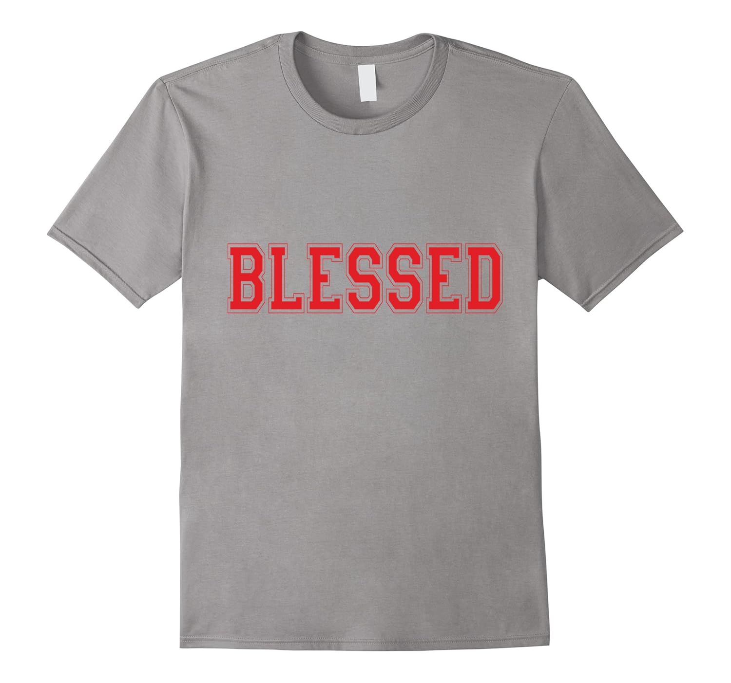 Christian T Shirts Blessed (Red)-FL