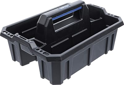 BGS 70220 Reinforced Plastic Tool Carrying Case - Open Compartments,