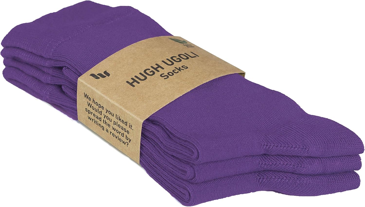 Hugh Ugoli Women's Lightweight Soft Bamboo Thin Dress Socks Crew Business Casual, 3 Pairs, Shoe Size: 6-9/9-12: Clothing