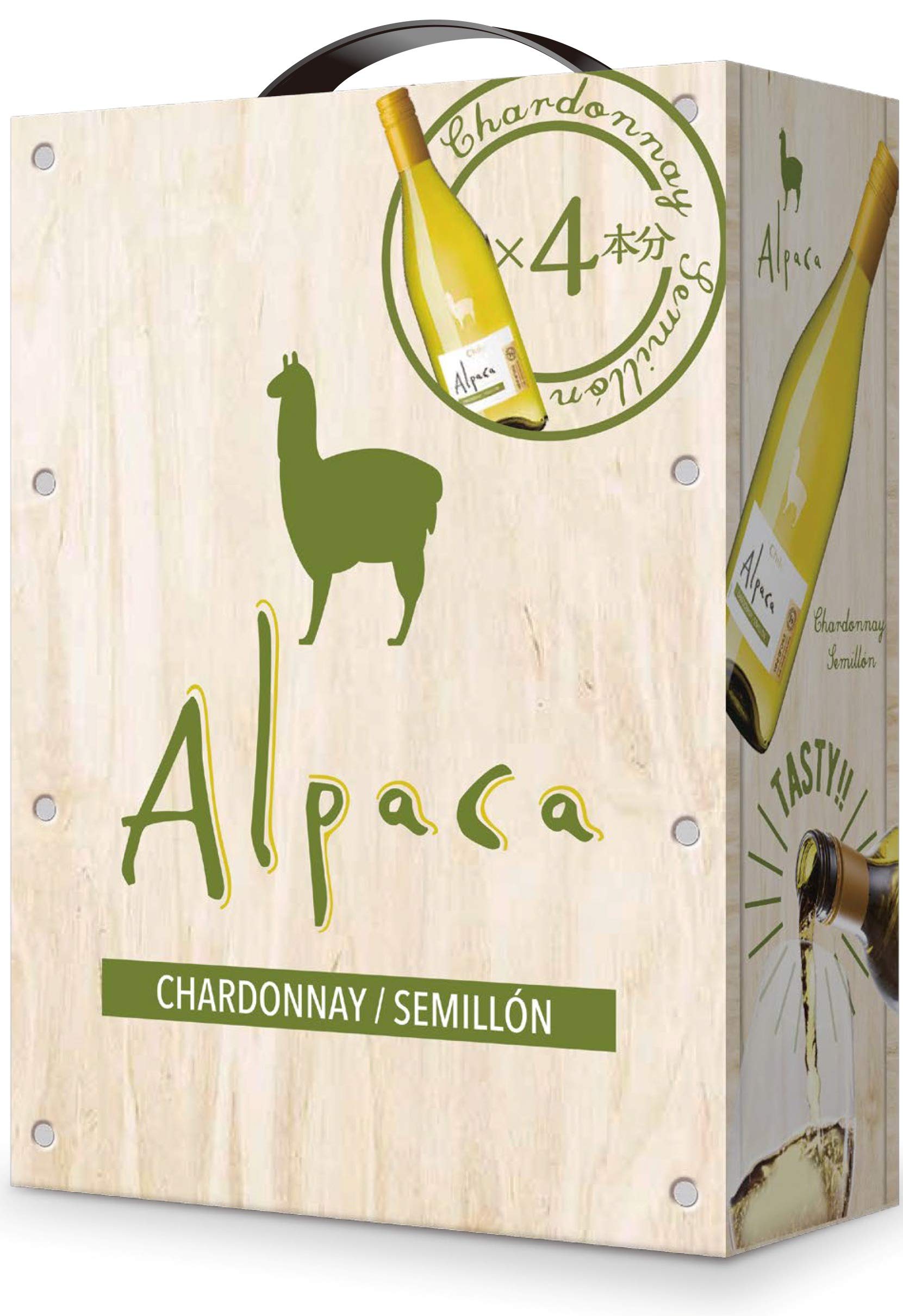 【輸入スティルワイン売上No.1】サンタ・ヘレナ・アルパカ・シャルドネ・セミヨン [ 白ワイン 辛口 チリ 3000ml ]商品画像