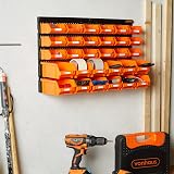 VonHaus Workshop Storage 30pc Wall Mount Organiser Bin System view 5
