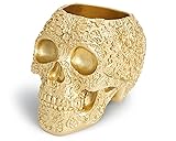 BOIHEGU Skull Bowl Decorative Skull Vase Makeup