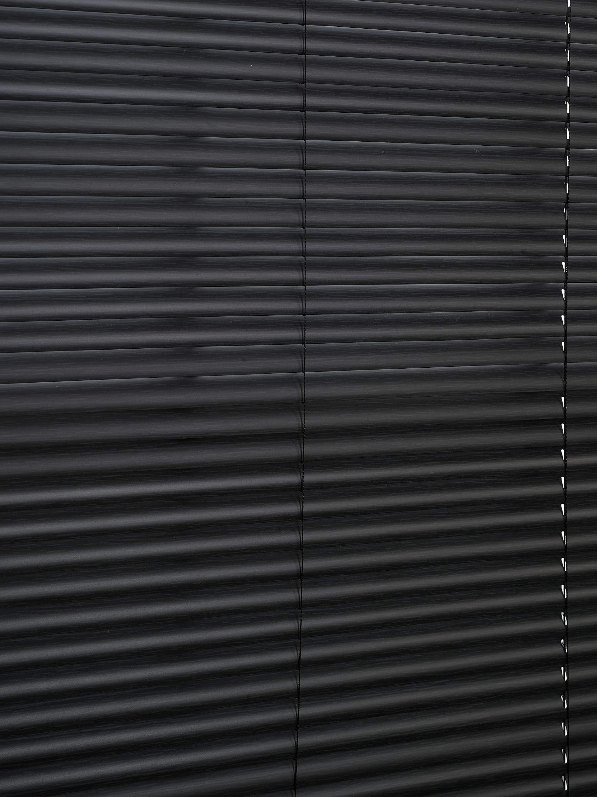 Woodgrain Venetian Blind PVC Black-180x160