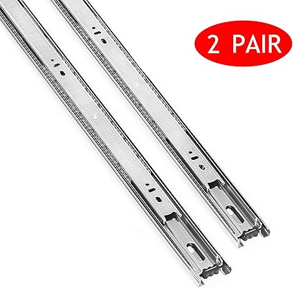 Tahlegy 2 Pair Of 14 Inch Full Extension Hardware Ball Bearing