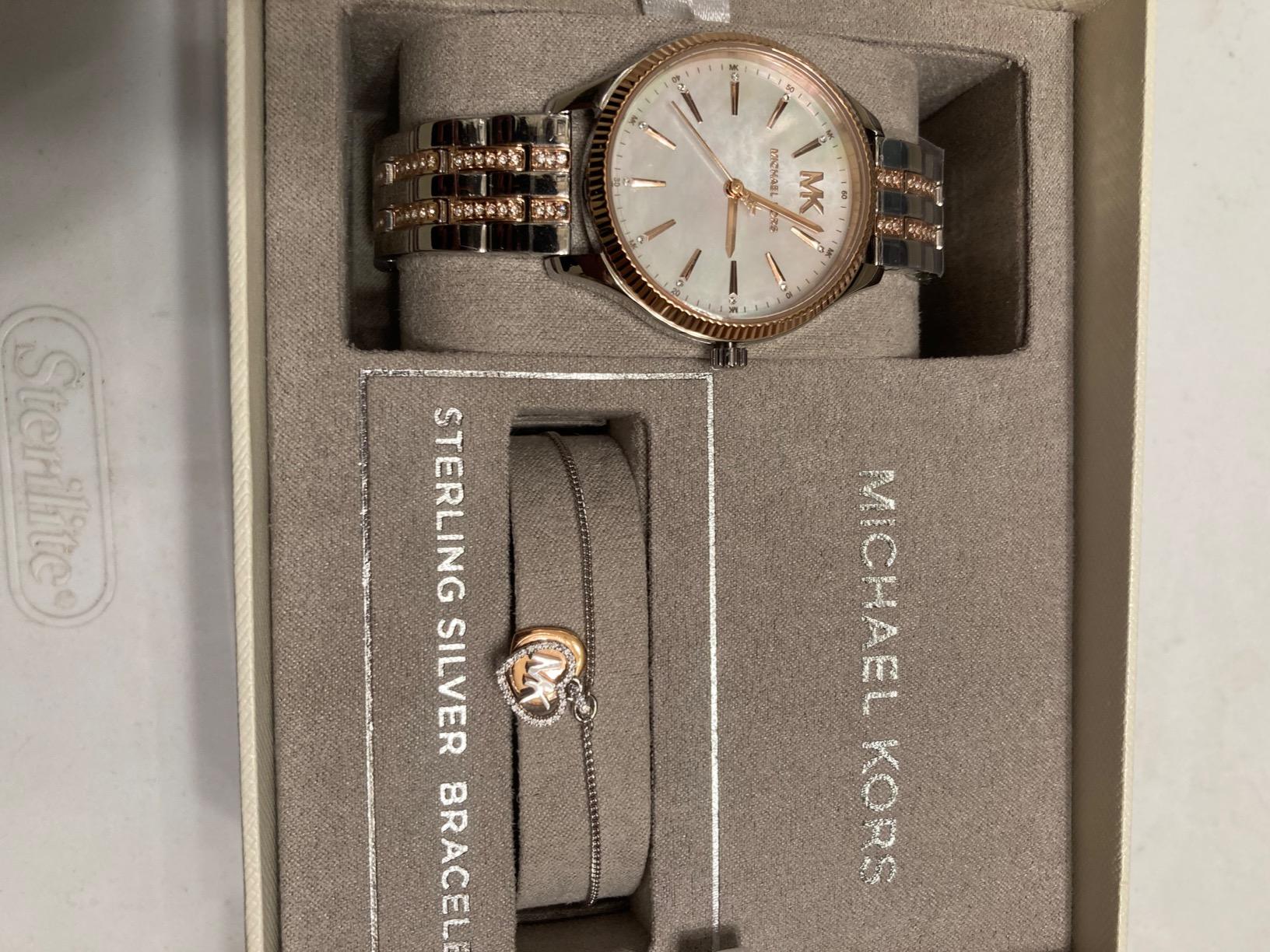 28/mo Finance Michael Kors Ladies Lexington Wrist Watch Buy Now