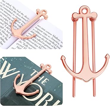 2 Pieces Bookmarks Creative Bookmark Metal Page Holder