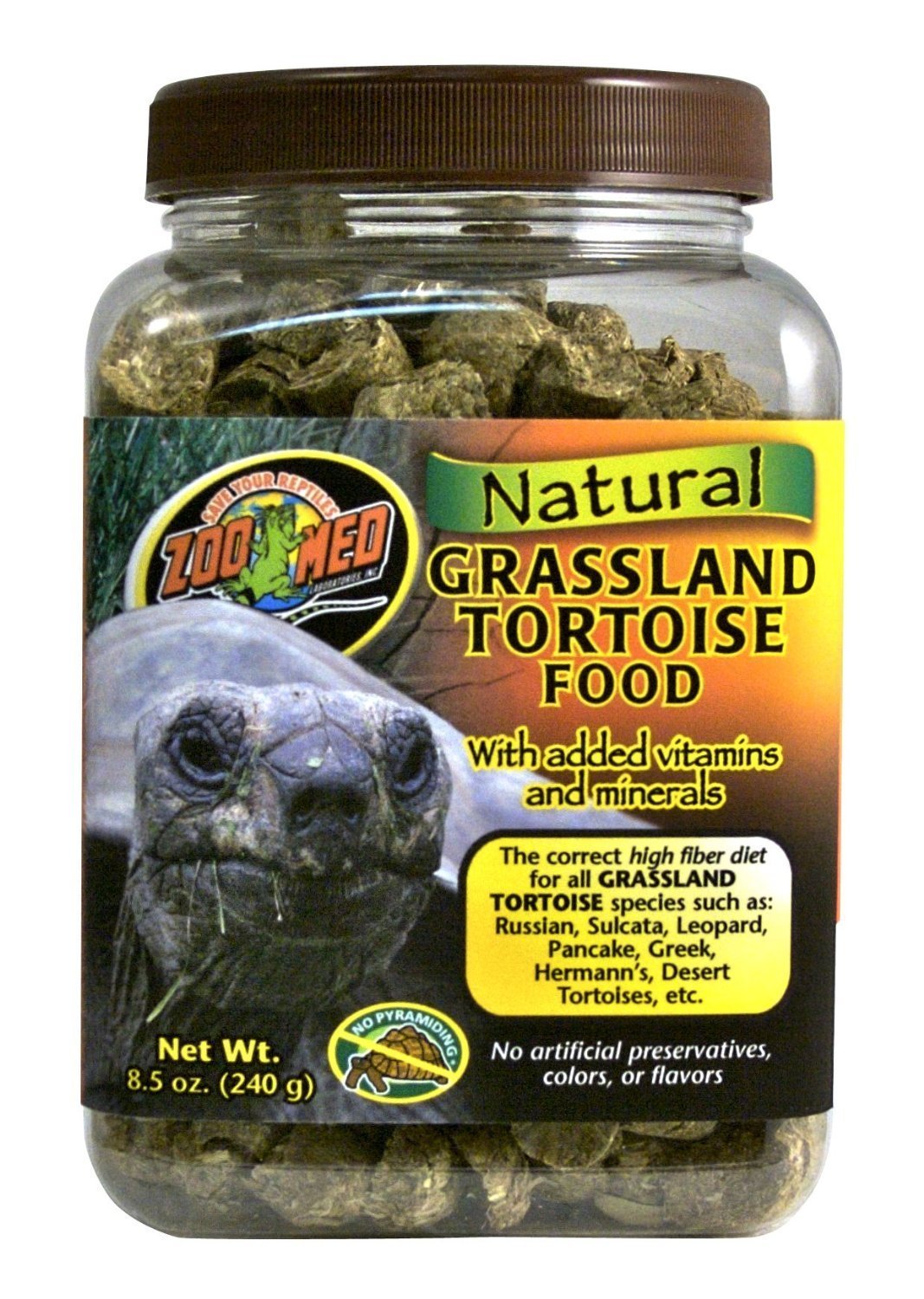 Zoo Med Natural Grassland Tortoise Food 240 g