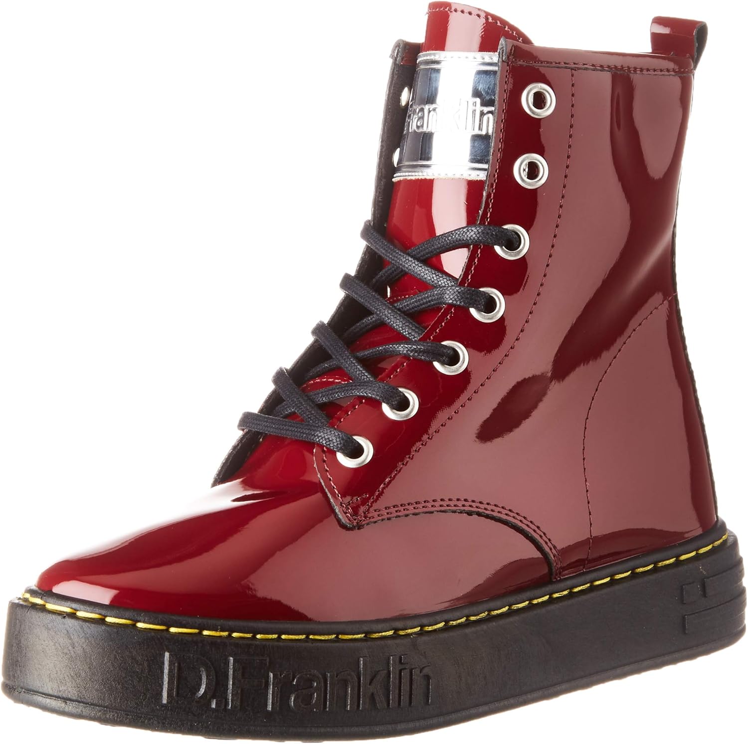 D. Franklin Damen Berlian Patent Burdeos Schlupfstiefel Amazon.de Schuhe & Handtaschen