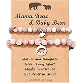 ASKRAIN Mother Daughter Bracelets, Charm Matching Bracelets Set for Mom Daughter Girls As A Gifts for Christmas Birthday Mothers Day