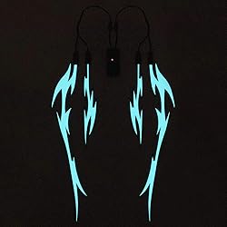 JIGUOOR Unique Flame Shape 4PCS Rechargeable