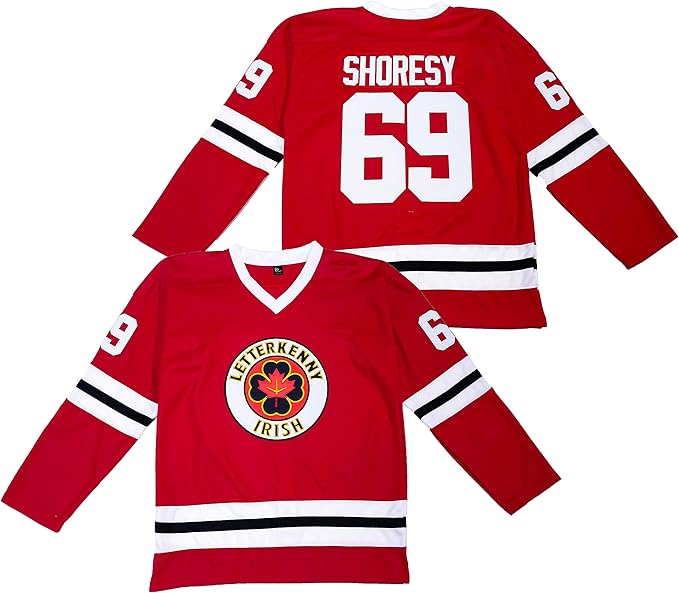 Kooy Shoresy 69 TV Series Letterkenny Hockey Jerseys Irish