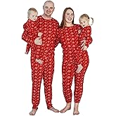 AVAUMA Matching Family Christmas Pajamas – Cotton Holiday PJs for Baby, Toddler, Kids, and Adults (Men & Women)