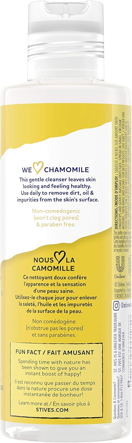 st ives face wash chamomile