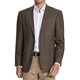 P&L Men's Classic Fit Houndstooth Blazer Sport Coat 2 Button Casual Jacket for Business, Party & Travel