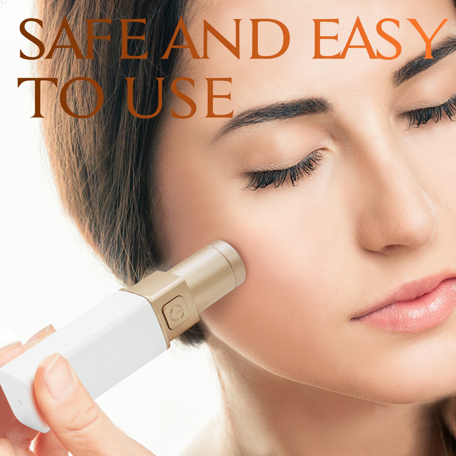 Facial Hair Removal for Women,Sunvito Women\'s Lipstick Razor Electric Shaver Painless Remove Hairs on the Face, Legs, Hands, Bikini Parts And Private Parts