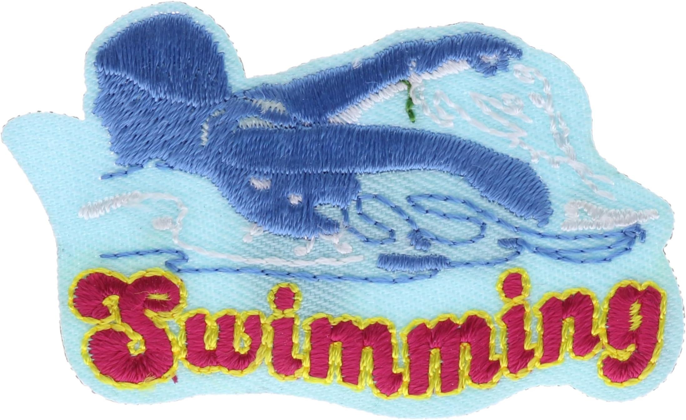 Swimming Small 2 inch patch Ava4268