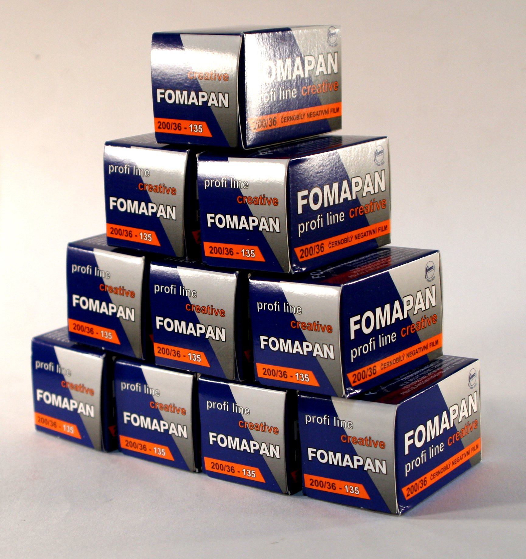 Fomapan 200ASA 135-36 Pack Of Ten