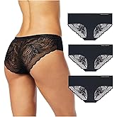 Vince Camuto Women’s Hipster Underwear, Soft Seamless Lace, Breathable Ladies Panties, 3/6 Pack, Ropa Interior de Mujer