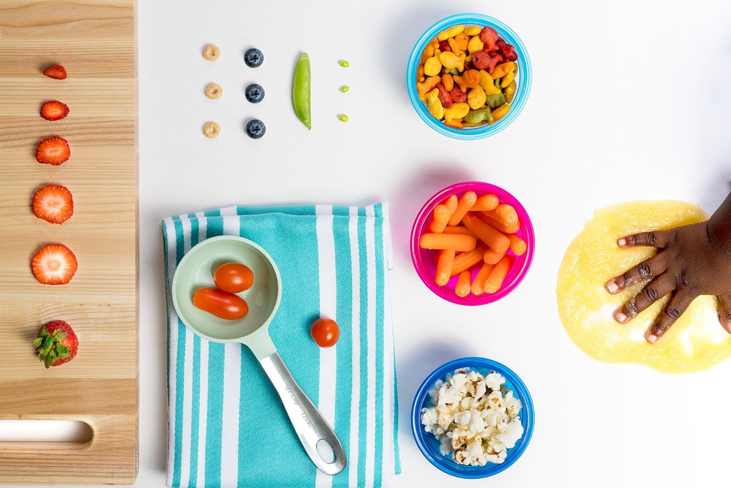 Toddle, infantil y de bebé con de almacenamiento de alimentos al ...