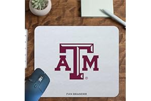 Fan Brander NCAA Mousepad for Home, Office, and Gaming (Texas A&M Aggies Mouspad)