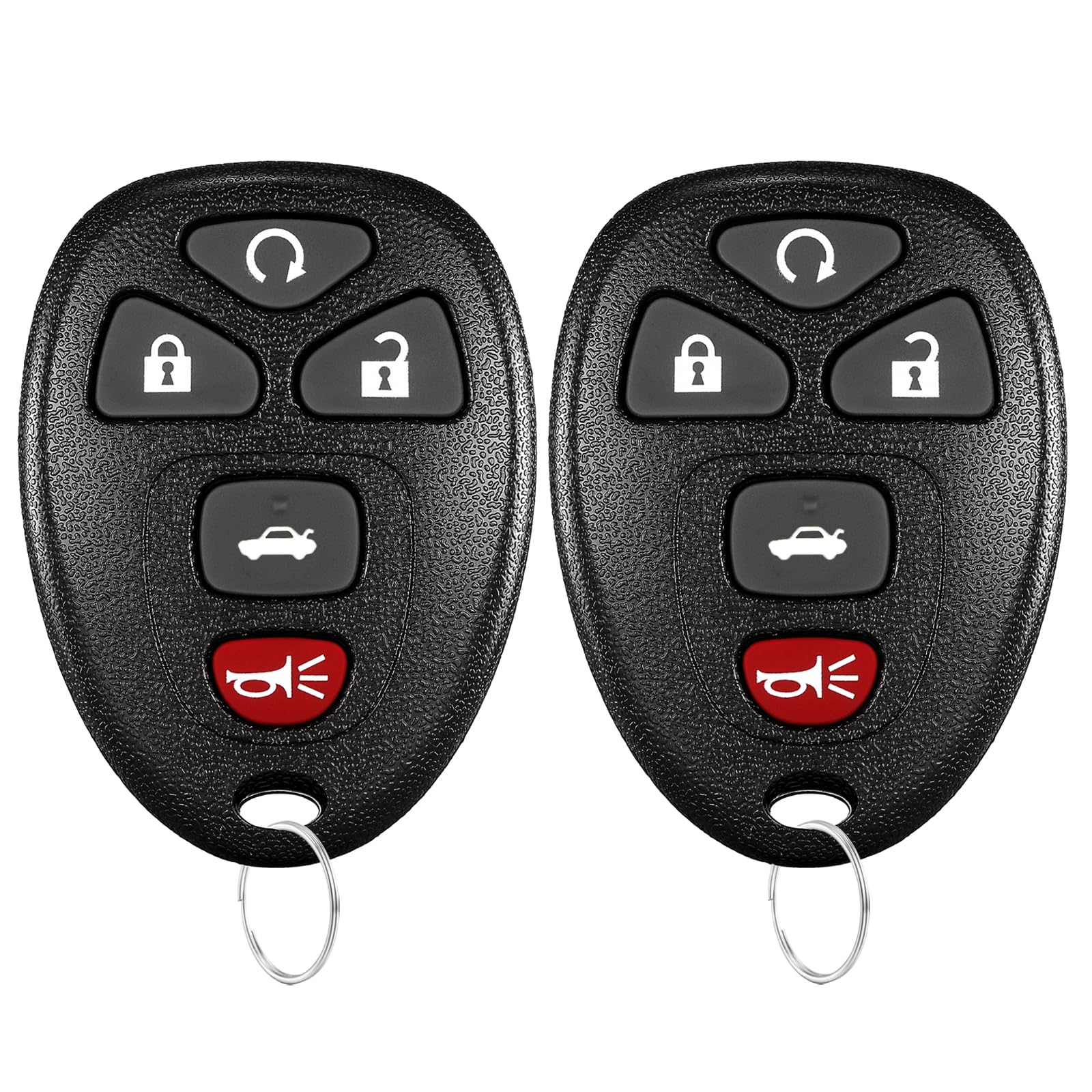 Photo 1 of 2 PCS Key Fob Remote Replacement Fits for Chevy Impala 2006 2007 2008 2009 2010 2011 2012 2013 Monte Carlo 2005-2007 Buick Lucerne 2006-2011 Cadillac DTS 2006-2011 Car Keyless Entry OUC60270 OUC60221