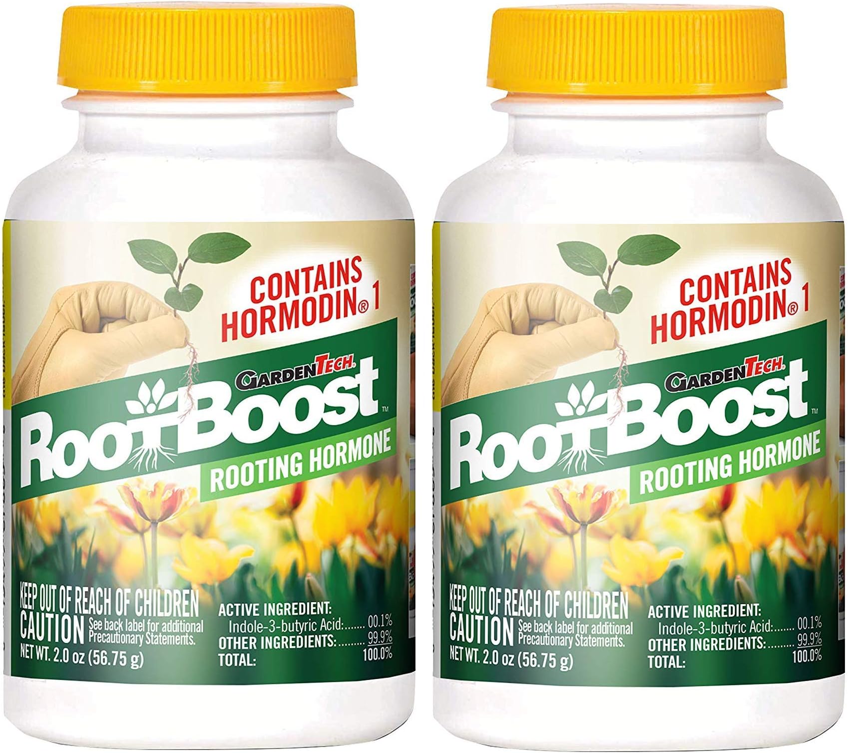 RootBoost 100508075 Rooting Hormone Powder, 2 oz, Green (Тwo Рack)