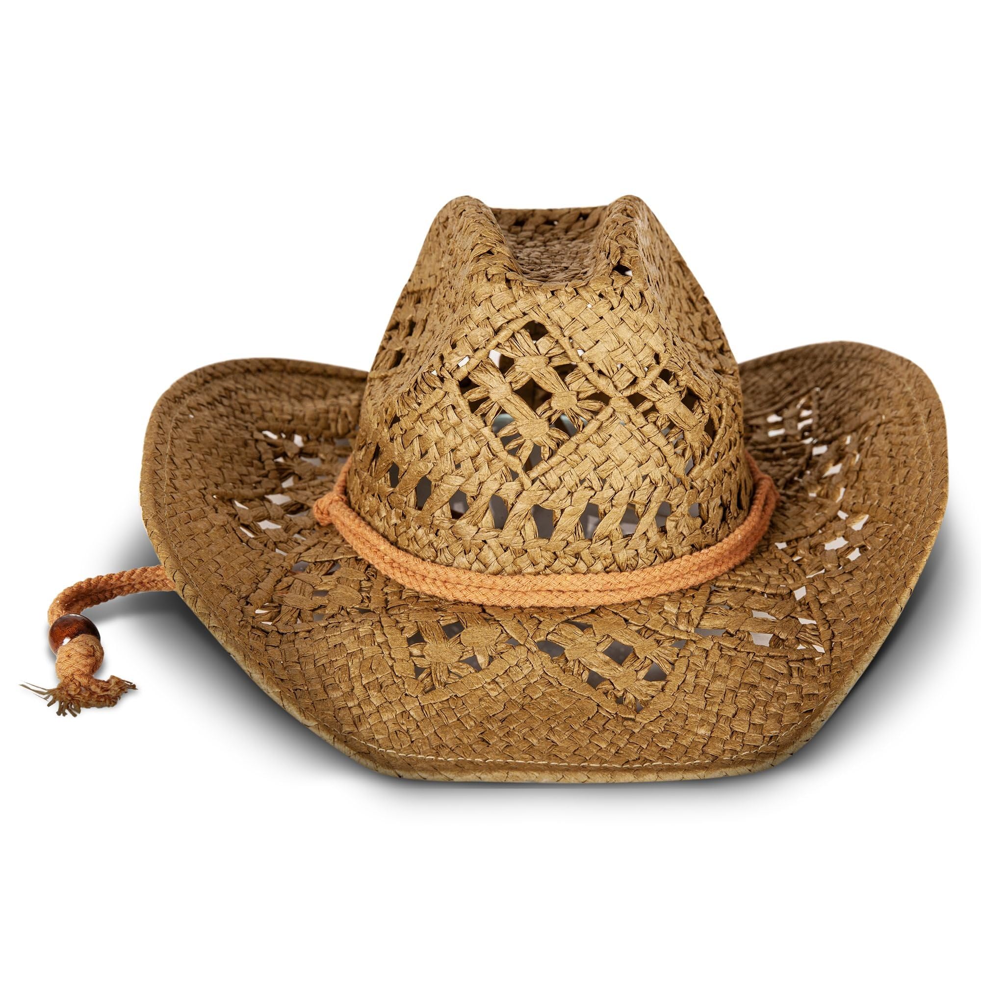 Photo 1 of Lucky Brand Women's Cowboy Hat | Western Wide Brim | Adjustable | Breathable Sun Protection, Woven Straw-Tan