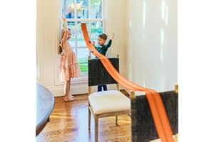 Valchemist FlexTrack 5000 Flexible Race Car Track for Kids Toy with Suction Cups Compatible with Hot Wheels and Diecast 1/64th Cars and More 15 Feet Long Rolls Up Portable Racetrack (Blazing Orange)