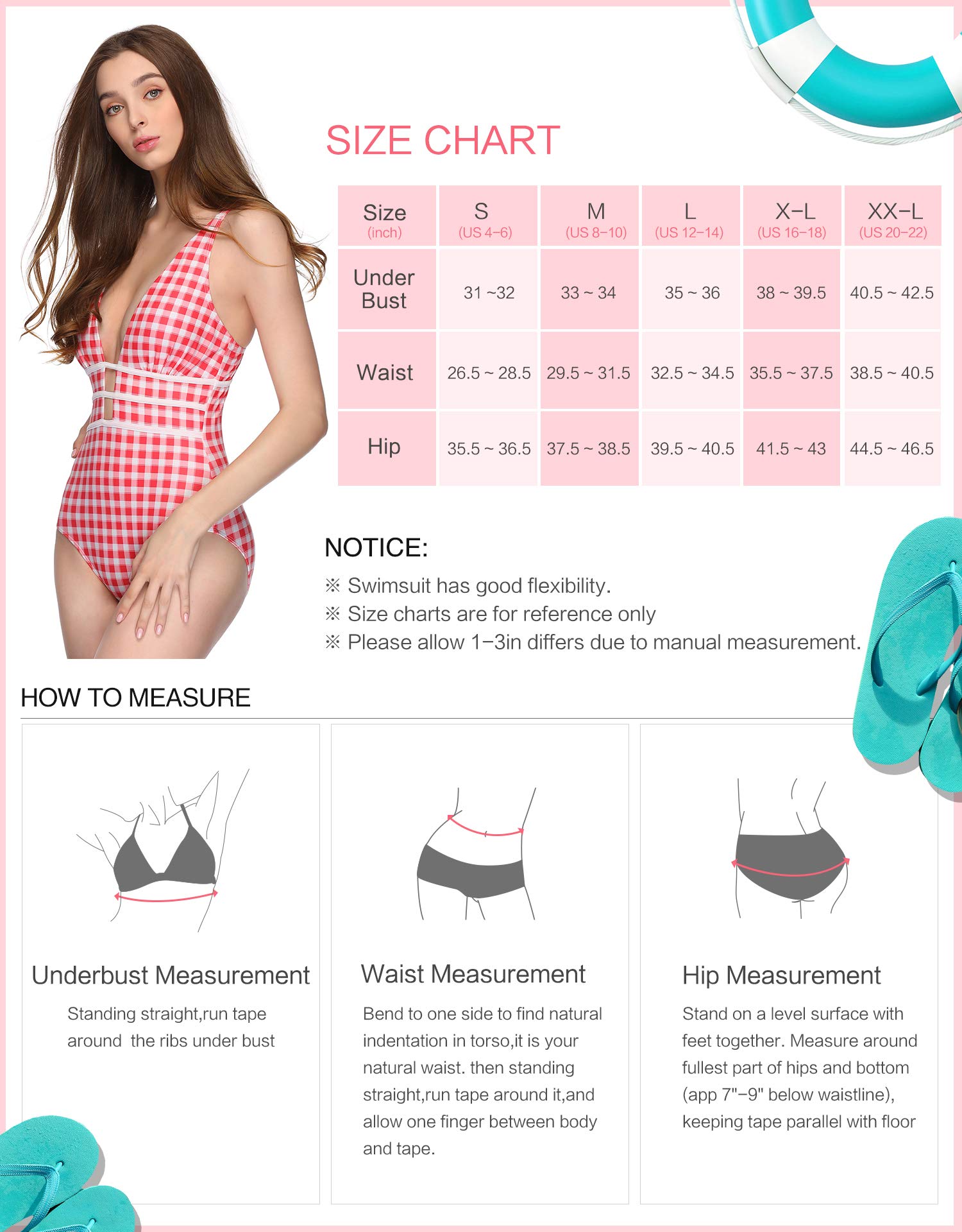 Verano Playa Swimsuit Women Sexy One Piece Swimwear Deep Plunge High Waist Bathing Suit Red Grid