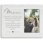 HUKINE Mother of the Bride Gifts Picture Photo Frames 4x6, Gifts for the Mother of the Bride, Wedding Gift for Parents, Gift to Parents on Wedding Day