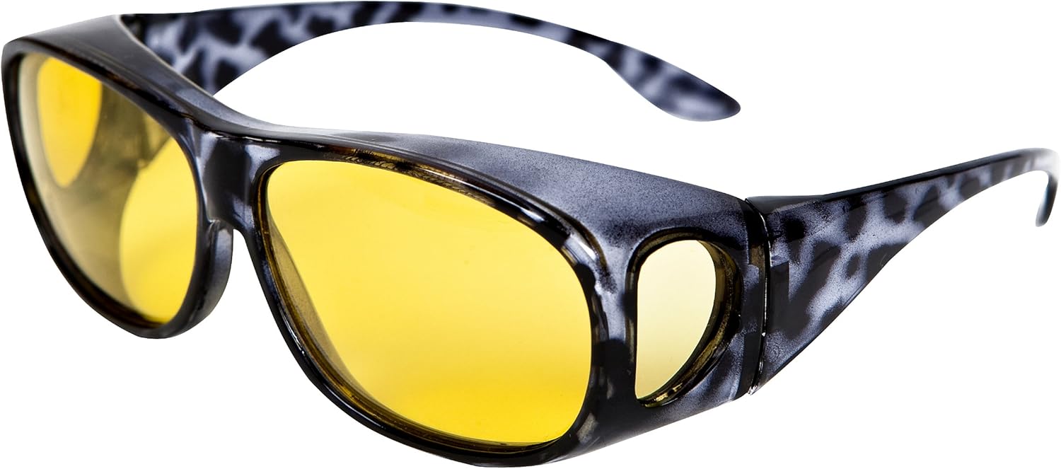 night driving over glasses