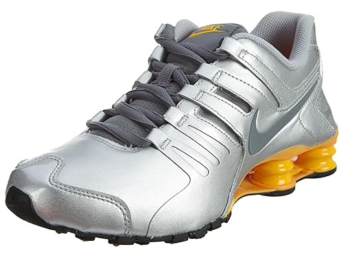 nike shox orange and grey