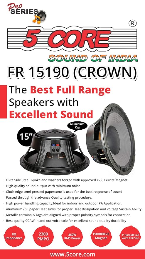 5 core dj speakers