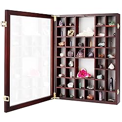 Adjustable Rock Display Case - Rock Collection Box
