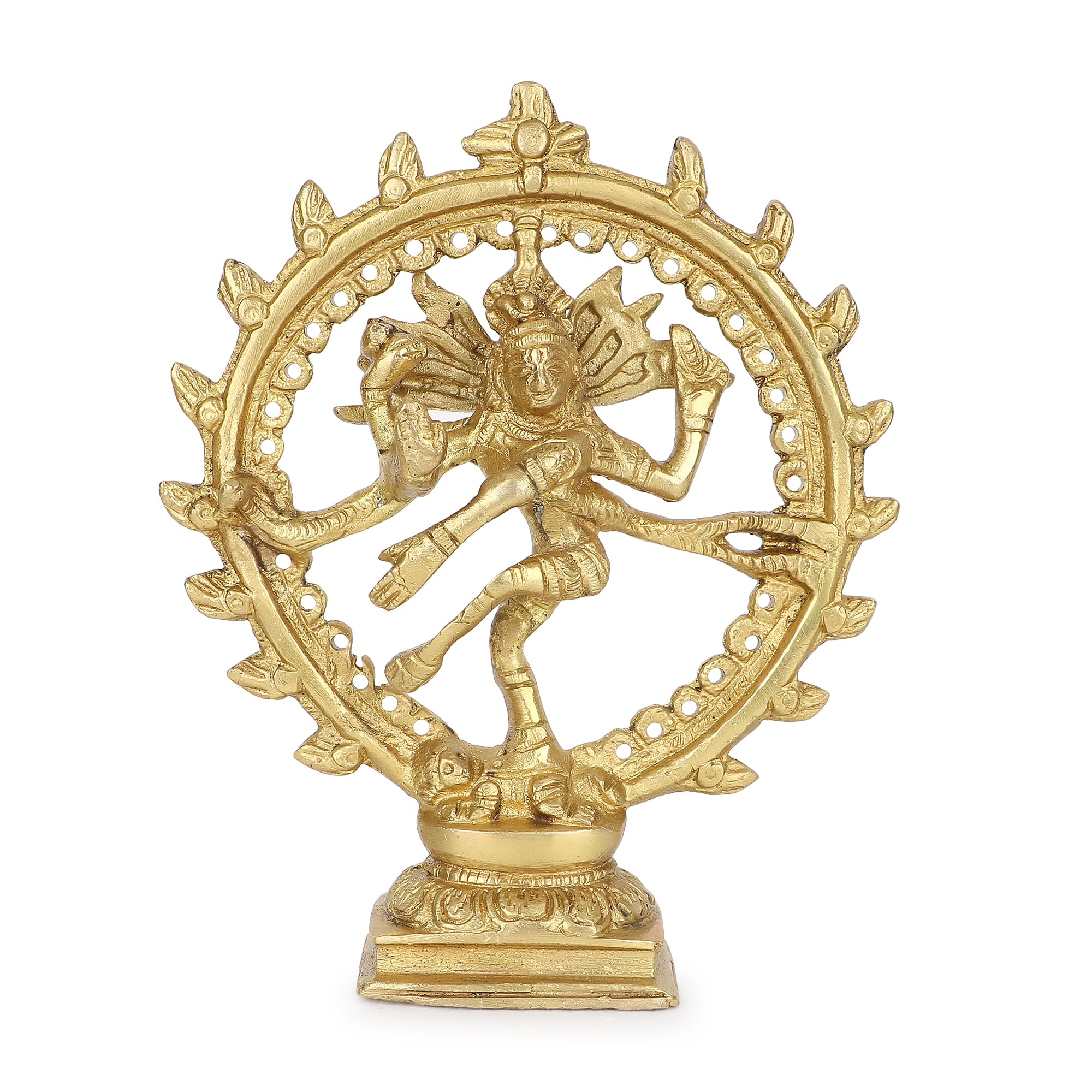 Brass Figure Nataraja 17 cm high Natraj Dancing Shiva Hindu God