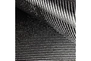 Fibre Glast Carbon Fiber Cloth – High Strength Lightweight Aerodynamic Graphite Fabric for Auto, Aerospace, Boat Builds & Repairs – Epoxy & Resin Compatible, Black, 10-12 Oz, 3 Yards – Made in USA