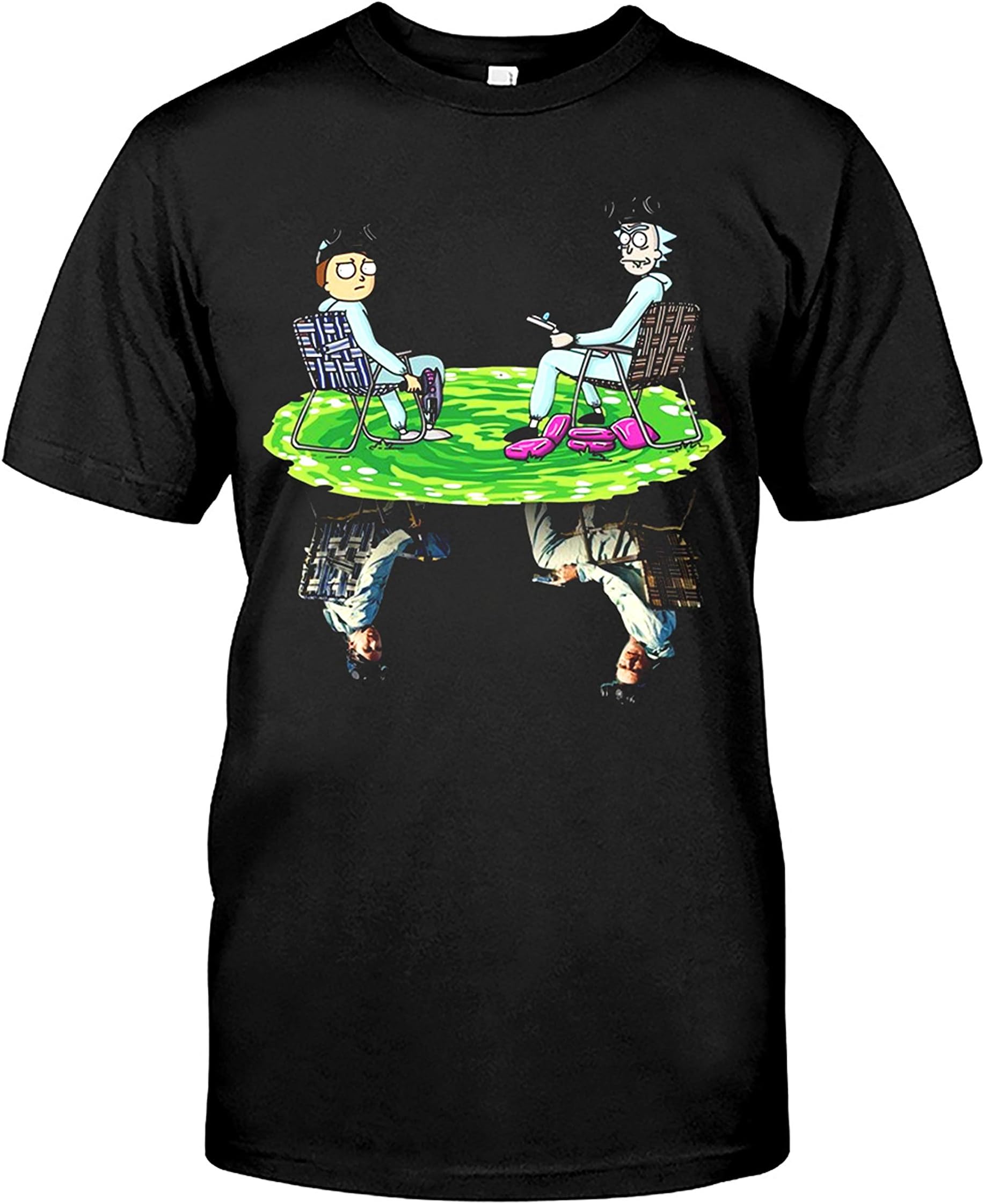 Rick-and-Morty Shadow Breaking-Bad Funny Rick Sanchez T Shirt Walter White Shirt