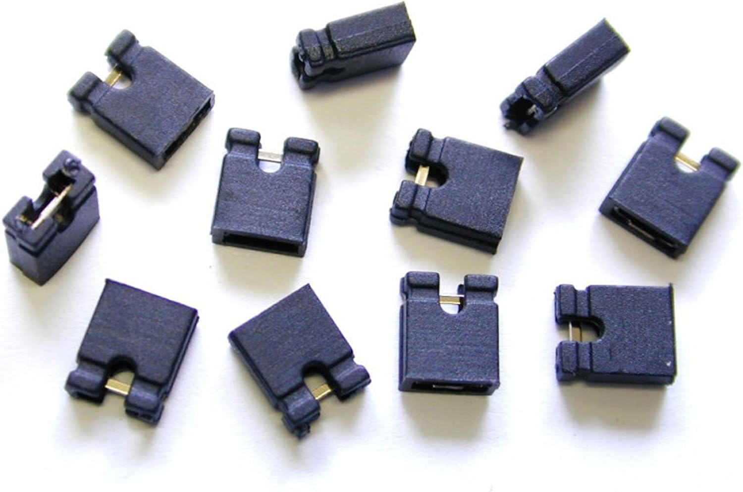 2.54mm Standard Computer Jumper Caps 100 Pack (JUMPER254