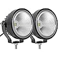 4 Inch Round Led Fog Lights 4x4 Off Road Pod Light Flood Beam Driving Lamp for Pickup Truck Car Boat SUV 4WD ATV 12V 24V Tractor Motorcycle Work Light (Pack of 2)…