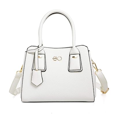 E2O Fashion Womens White Satchel