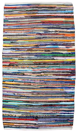 Youlookhot Jahre Chindi Teppiche Laufer Mehrfarbig 110 X 180 Cm