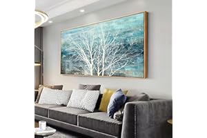 framed abstract tree wall art landscape bedroom wall art three of life artwork 50cmx100cm piceure modern paintings living roo