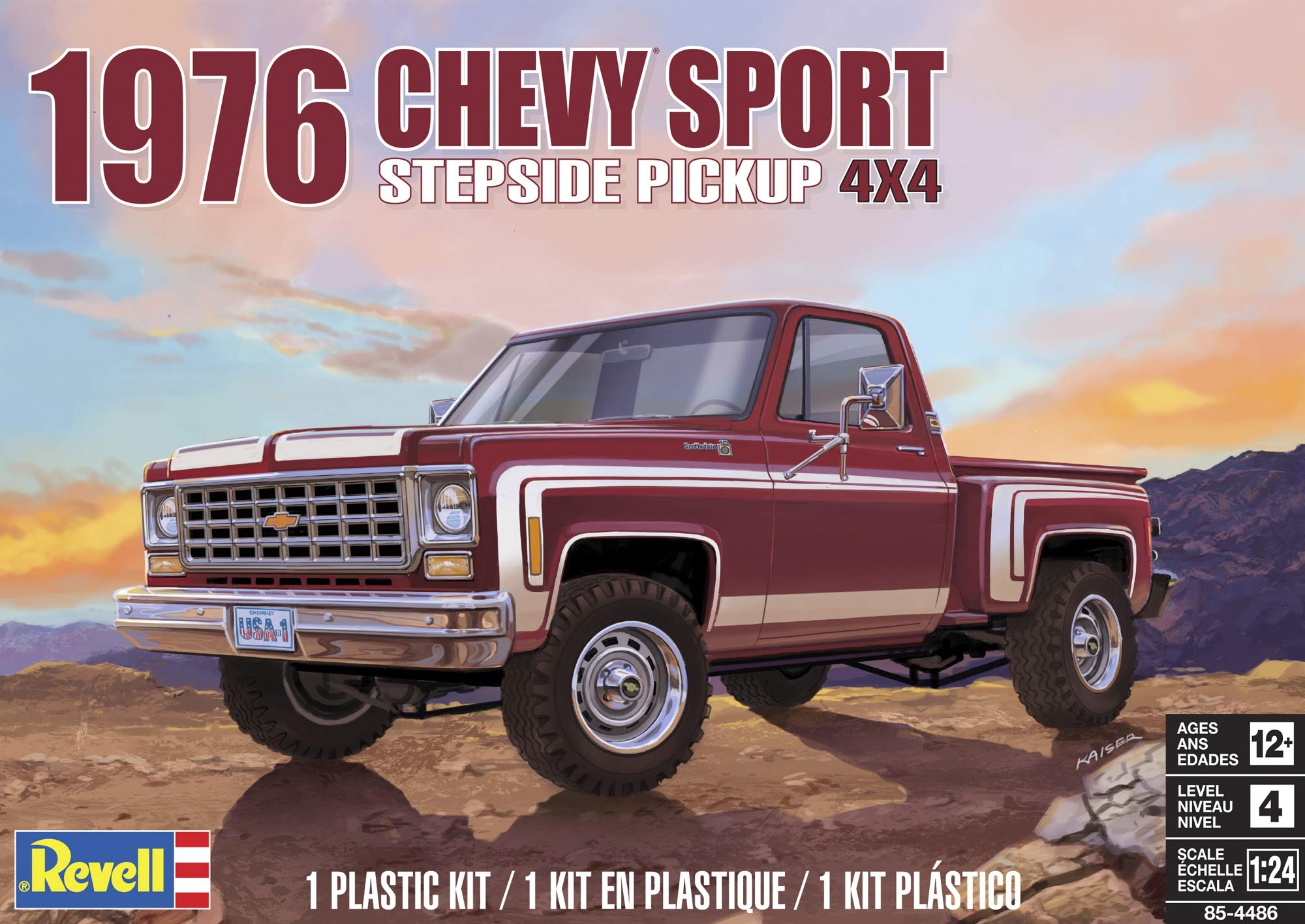 Revell 1 24 76 Chevy Sport Stepside Pickup 4x4 Buy Online In Guyana At Guyana Desertcart Com Productid