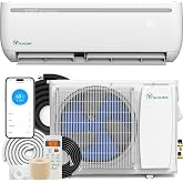 YITAHOME 12000 BTU Mini Split AC/Heating System 115V 20 SEER2 | Ductless Energy Efficient Inverter Air Conditioner, Wifi Enabled Compatible Cool Up to 750 Sq. Ft