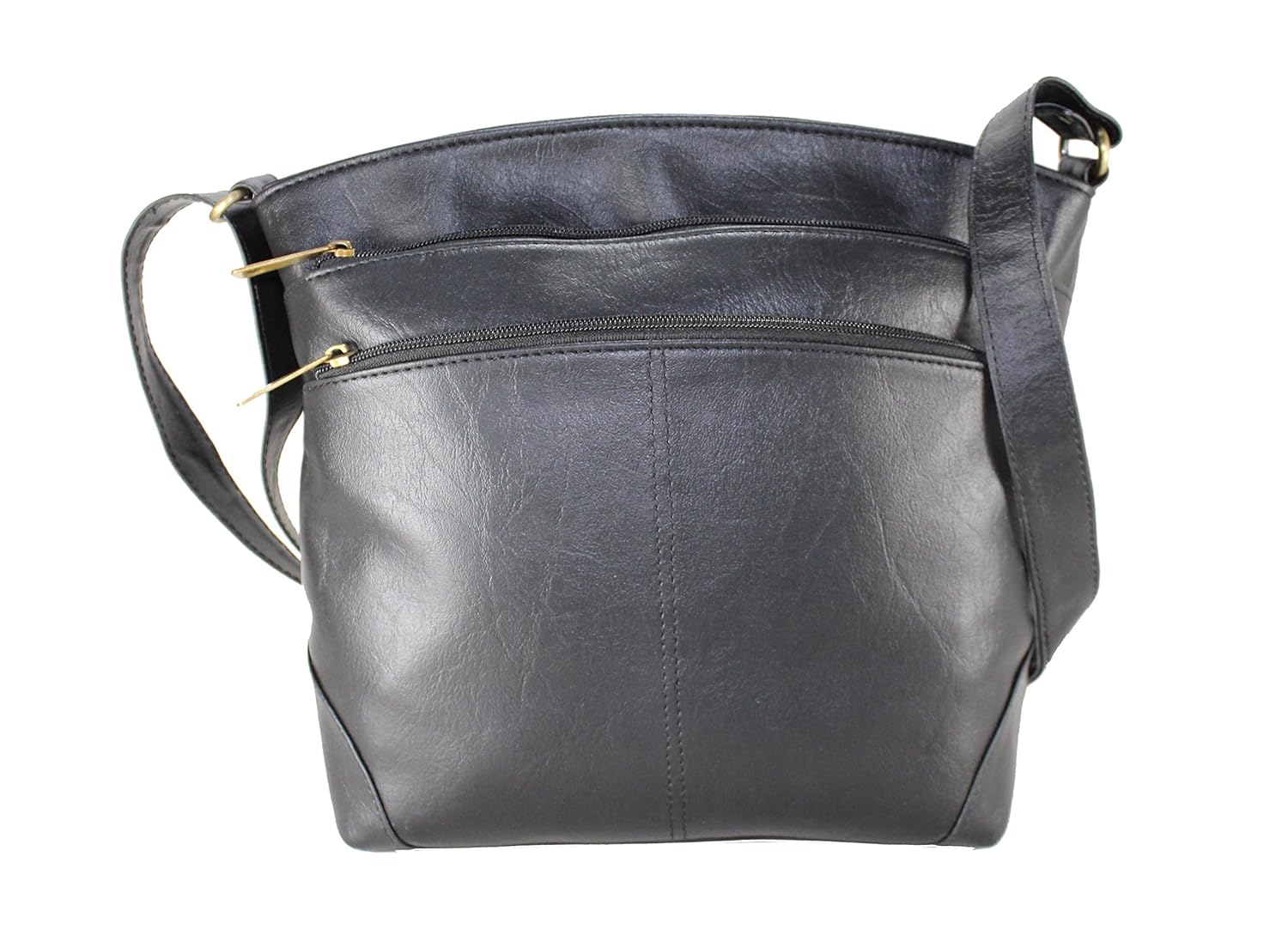 fargo sun'dry pu leather women's & girl's sling shoulder bag (black_fgo-014)